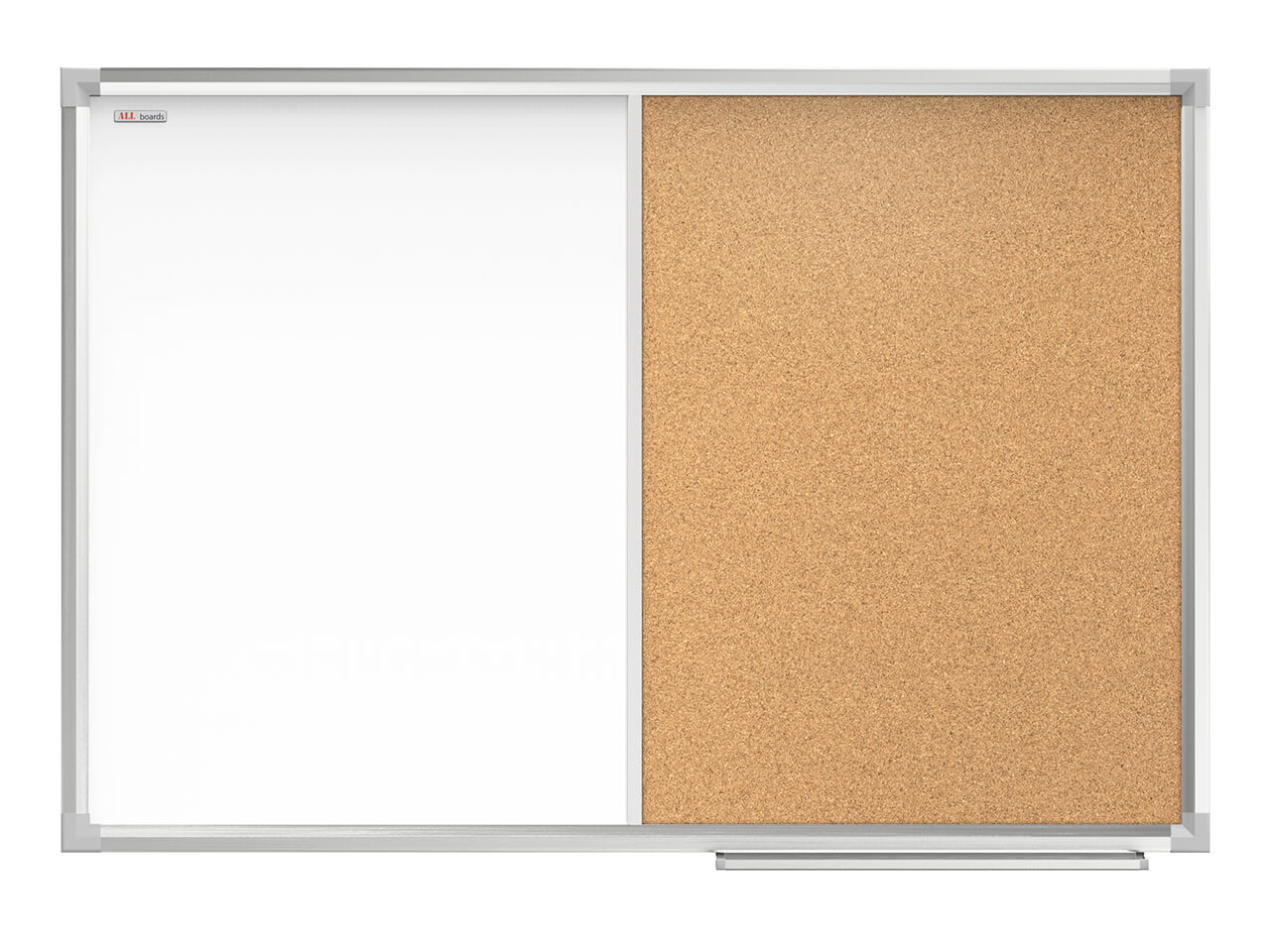 Combination Board Whiteboard Dry Erase and Cork Board Notice Board Pin